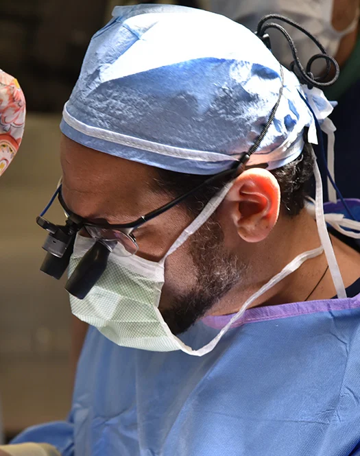 Dr. Boutros in Operating Room